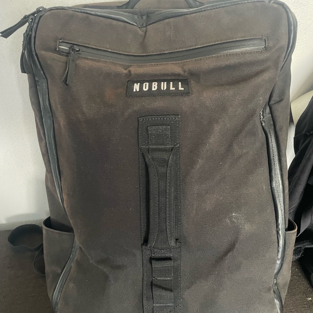 NOBULL Black Urban Backpack Minimalist Design